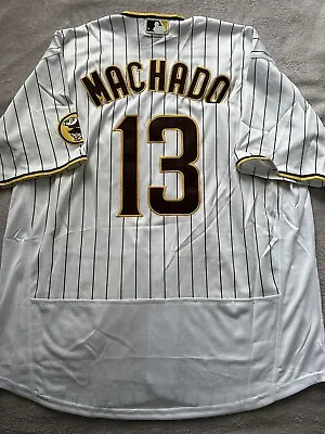 Manny Machado San Diego Padres White Jersey New W/o Tags Size XL • $59.99
