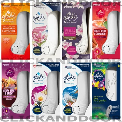 £7.99 • Buy Glade Sense & Spray Air Freshener Automatic Machine & Refill Complete Set