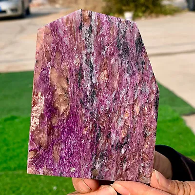 90G Natural Rare Raw Purple Charoite Crystal Healing Stone Reiki Russia • $79.50