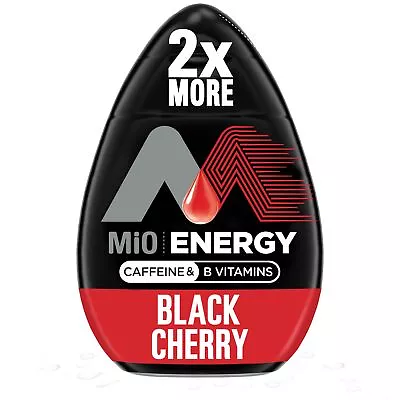 MiO Energy Black Cherry Liquid Water Enhancer Drink Mix 2x More 3.24 Fl Oz Bo... • $10.65