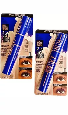 Lot Of 2 Maybelline Blue Mist Lash Sensational Sky High Mascara #797 Full Size • $28.87