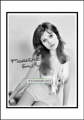 Madeline Smith Autographed Cotton Canvas Image. Limited Edition (MS-2s) • $12.11