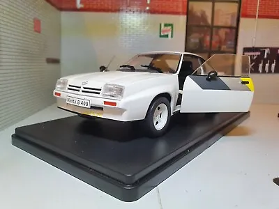 Opel Manta B 400 White 1981 1:24 Diecast Detailed Scale Model Car Irmscher  • $37.83