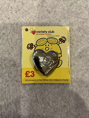 Variety Club Gold Heart Pin Badge - 2007 - Mr Happy - Mr Men • £0.99