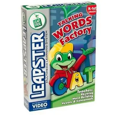 LeapFrog Leapster Interactive Educational Video Game - Talking Words Factory • £7.99