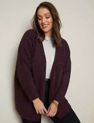 AUTOGRAPH - Plus Size Womens Jumper - Winter Cardigan Cardi - Purple Sweater • $19.90