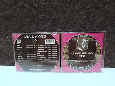 THE CHRONOGICAL CLASSICS CD GERALD WIGGINS 1950 BLACK AMERICAN Jazz • $10