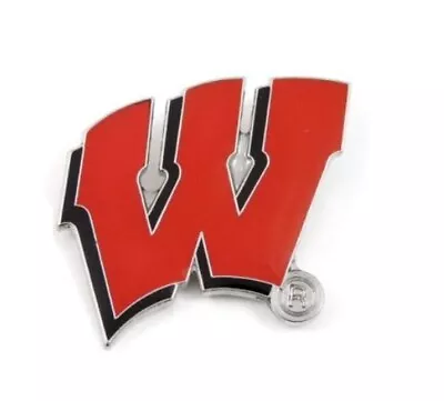 $5.99 • Buy University Of Wisconsin Badgers Tie Tack Lapel Pin Clip Charm Clutch Back Silver