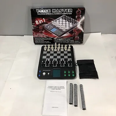 Voice Master 8 In 1 Talking Chess & Games Computer By PowerBrain Tutor Function • $39.99