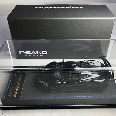 1/43 Scale Peako Model McLaren P1 GTR Gloss Black 32209 • $170.90