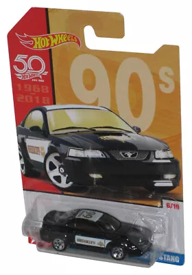 Hot Wheels 50th Anniversary (2017) Black '92 Ford Mustang 90s Toy Car #6/10 • $23.23