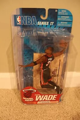 Dwyane Wade Heat Black Jersey McFarlane Series 17 • $55.99