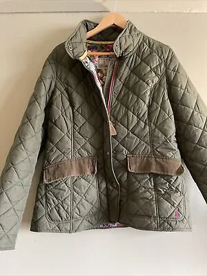 Tom Joule / Joules Jacket Size 14 Floral  Lining Quilted Moredale • $31.13