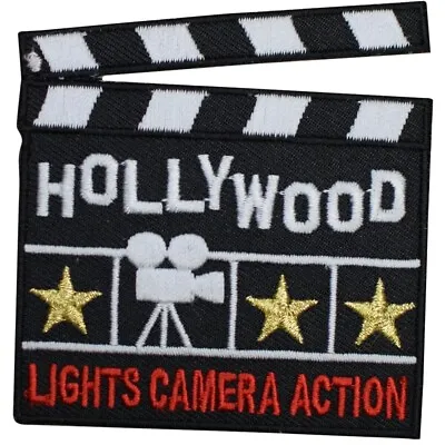 Hollywood Patch - Movies Clapperboard California Los Angeles 3  (Iron On) • $3.74