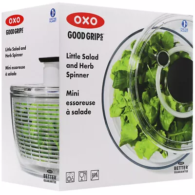 OXO Salad Spinner Non Slip Base Colander Dry Salad Greens Or Herbs Good Grips • £25.60