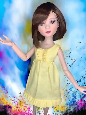 Yellow Baby Doll Dress For Ellowyne Body Doll Fashion Outfit Neema Tonner • $20