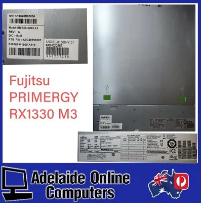 Fujitsu Primergy RX1330 M3 1U Server 32GB RAM Intel Xeon E3-1230 V6 Free Shippin • $280