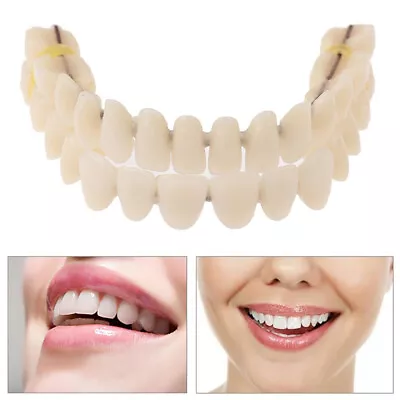 False Snap On Bottom +Upper Lower False Teeth Dental Veneers Dentures Fake Tooth • $8.62