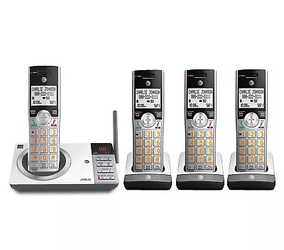 NEW AT&T Cordless Phone 4 Handset Expandable Answering System CL82407/CL82357 • $64.99