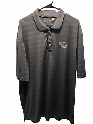 UCLA Bruins Mens XXL 2XL Gray Polo Short Sleeve Shirt Gear For Sports • $18.99