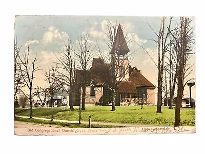 Old Congregational Church Upper Montclair New Jersey NJ Vintage Postcard. Old! • $15