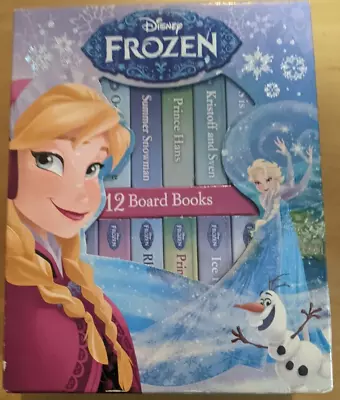 Disney Frozen 12 Board Book Set  • $15