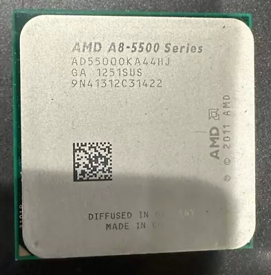 AMD A-Series A8-5500 3.2GHz Quad-Core Socket FM2 AD5500OKA44HJ Desktop Processor • $8.50