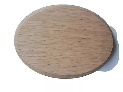 OVAL ROSETTE Red Oak (stair Parts) 5-1/2  X 4  X 3/4  • $6