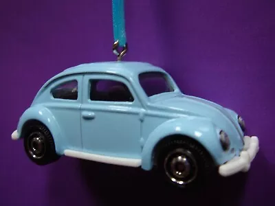 New 1962 62 Vw Beetle Bug Pale Blue Christmas Tree Ornament • $25