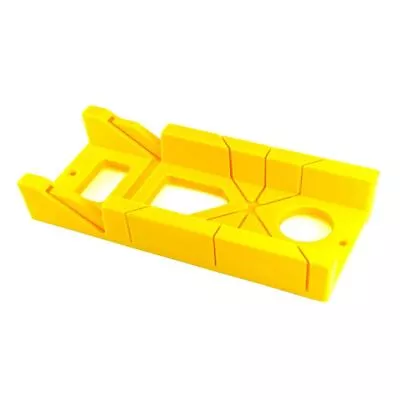 Plastic With Versatile Cutting Angles 12-Inch Ruler Scale Miter Box  Industries • $25.56