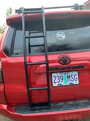 For Toyota 4Runner 5th Gen 2010-2024 Tailgate Hatch Ladder Accessories Black • $168.99