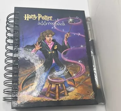 New Harry Potter Hermione Address Book With Pen 2000 Vintage • $12