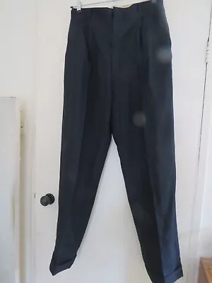Mens Vintage American 1940s 1950s Swing Lindy Hop Trousers Pleated Front • £28