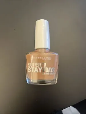 Maybelline SuperStay 7 Days BRICK TAN Nail Polish Gel Effect Long Wearing Colour • £2.95