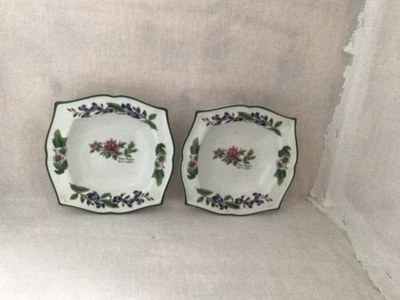£7 • Buy Vintage Pair Royal Worcester Bowls Wild Thyme