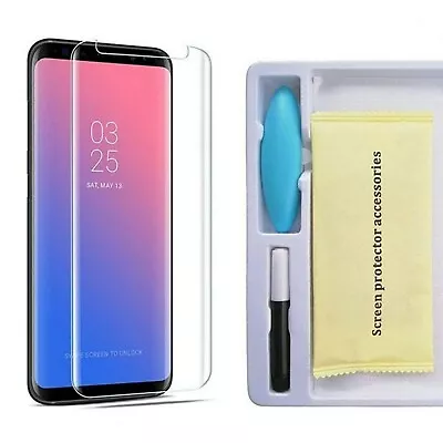 £1.49 • Buy UV Full Glue Gorilla Curved Liquid Tempered Glass For Samsung Galaxy S10 