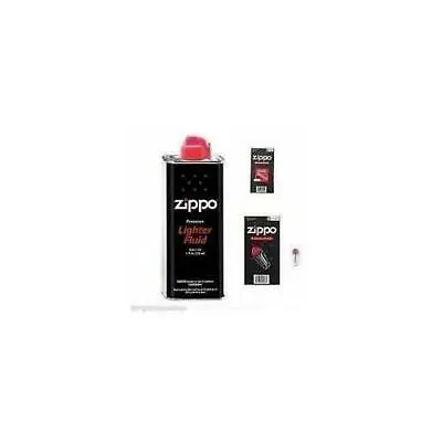 Zippo Petrol Fuel Lighter Fluid Or 6 Flints Or 1 Wick - Genuine Products Options • £3.29