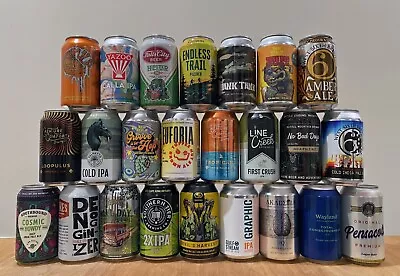 24 Different High Quality Craft Micro Brew Beer Cans From All Over The U.S.A. • $34