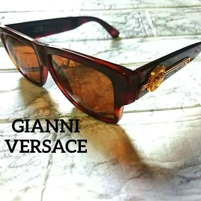 GIANNI VERSACE Medusa Sunglasses MOD 372/DM COL 900 TO Brown • $288.31