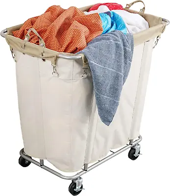 Laundry Cart With Wheels 320L Large Rolling Laundry Cart For Commercial/Home Ro • $114.99