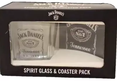 Jack Daniels Collector Spirit Set Glass Coaster  Rare Gift & Free Jd Glass  • $31.25