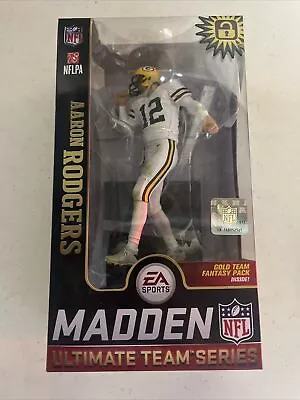 Aaron Rodgers Green Bay Packers McFarlane 2019 Madden Ultimate Team Series 1 • $37