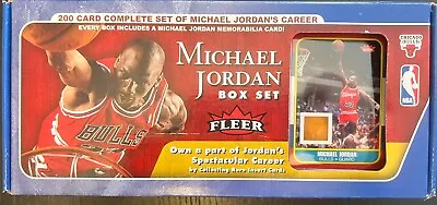 '07 Fleer Michael Jordan 200 Cards Box Set Hardwood Floor Relic Memorabilia Card • $390