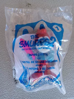 2013 Mcdonalds THE SMURFS 2 Papa's Crystal #1 Happy Meal Toy Papa Smurf • $2.92