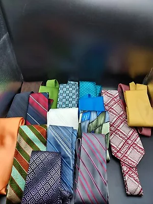 SALE Lot Of 16 Men’s Modern/Vintage Neck Ties For Wear Or Craft. • $15