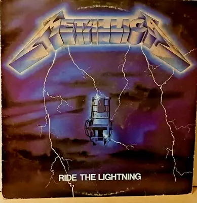 METALLICA  Ride The Lightning MegaForce MR1769 1984 • $280