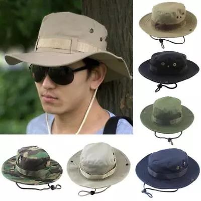 Camouflage Tactical Cap Military Boonie Hat Us Army Caps Camo Men Outdoor Sports • $11.99