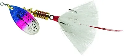 Mepps Agilia In-Line Spinner 1/4 Oz Rainbow Trout Blade/White Tail B3ST RBT-W • $12.26