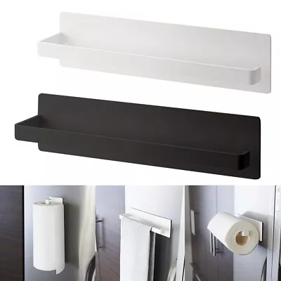 Paper Roll Rack Restaurant Towel Holder Home Hotel Strong Magnetic Shelf Kitchen • £11.48