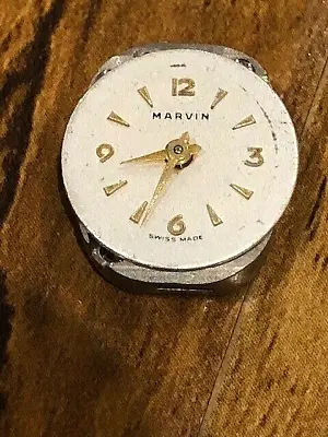 £1.49 • Buy Vintage Rare Swiss Made Marvin 17 Jewels Mechanical Ladies Watch Movement - 14mm